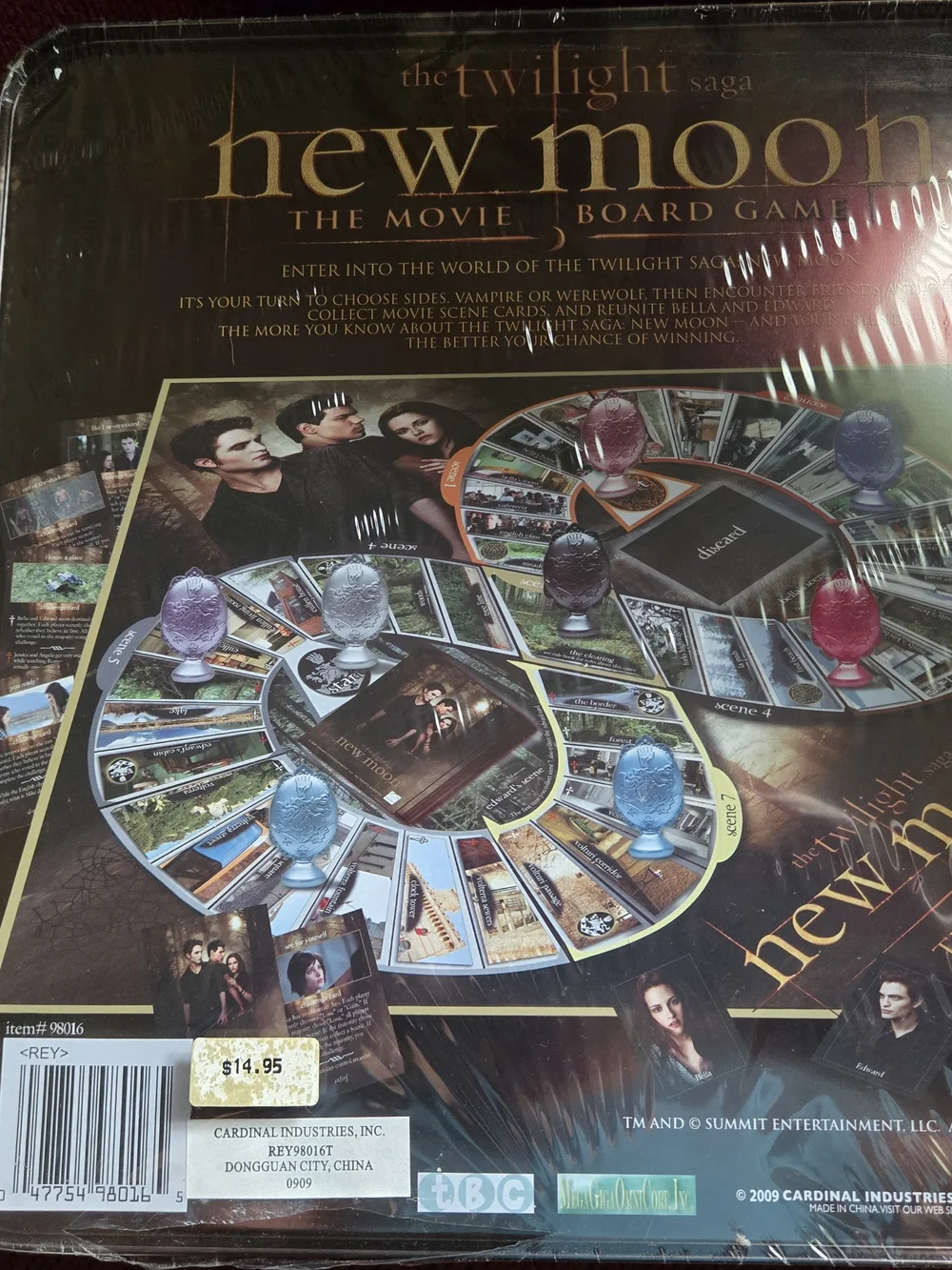 New Sealed The Twilight Saga New Moon The Movie Board Game